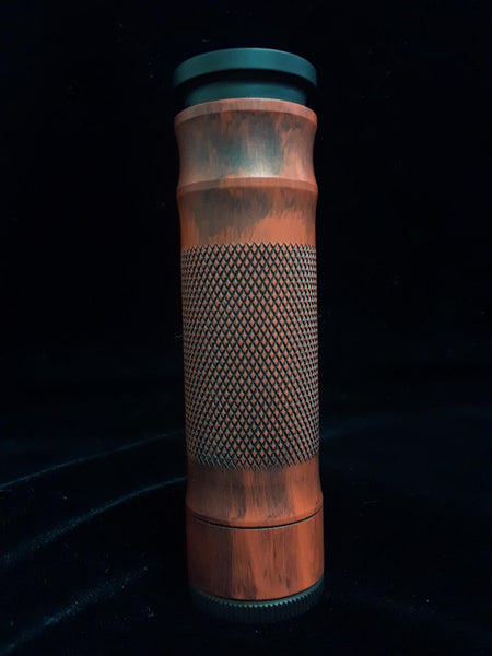 Avid Lyfe Orange & Black Distressed M1P5 Mech Mod – Sky Vape